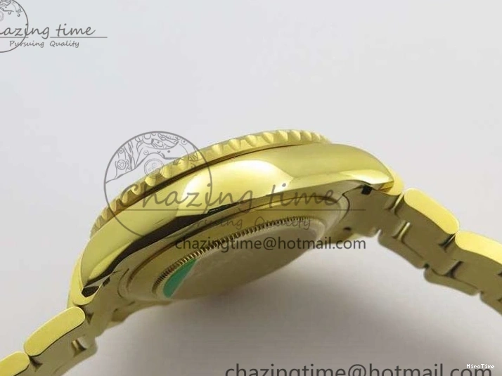 MiroTime 0303 YachtMaster II 116688 YG JF 1:1 Best Edition White Dial Blue Ceramic Bezel On YG Bracelet A Cozy 3577